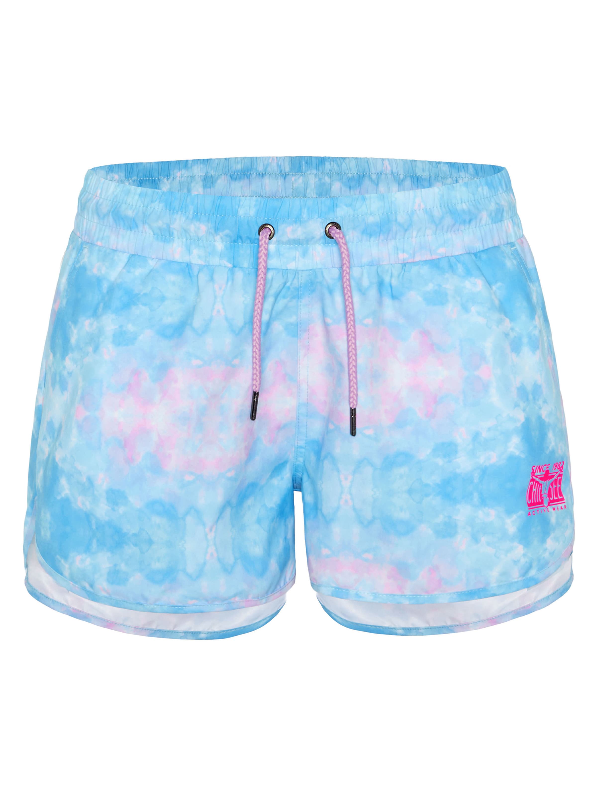 CHIEMSEE Board Shorts in S in Blue / Pink, Item view