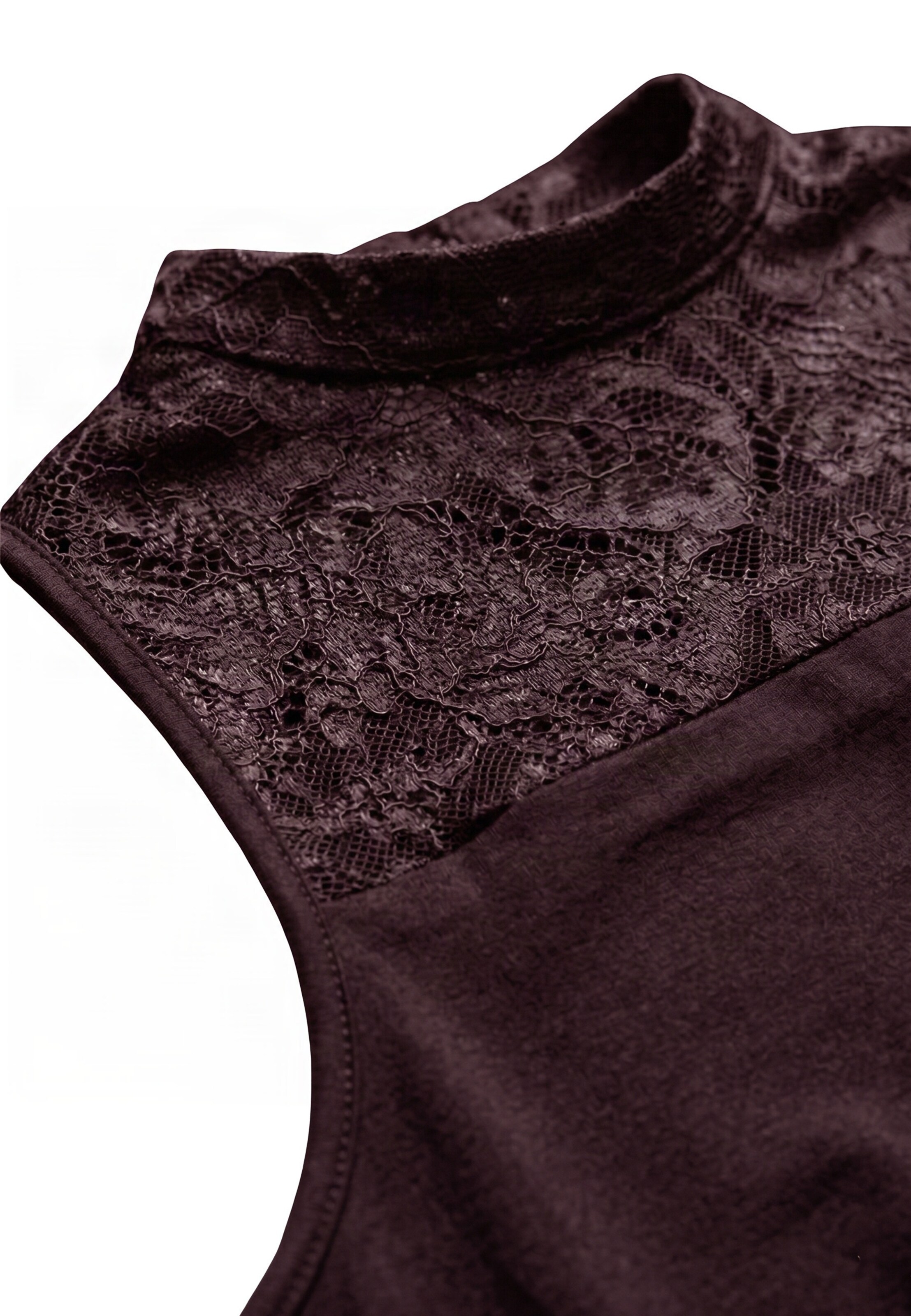 Urban Classics Shirt bodysuit in Purple: front