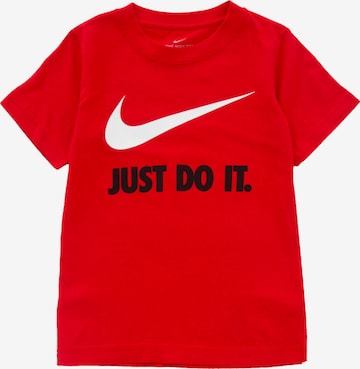 T-Shirt Nike Sportswear en rouge : devant