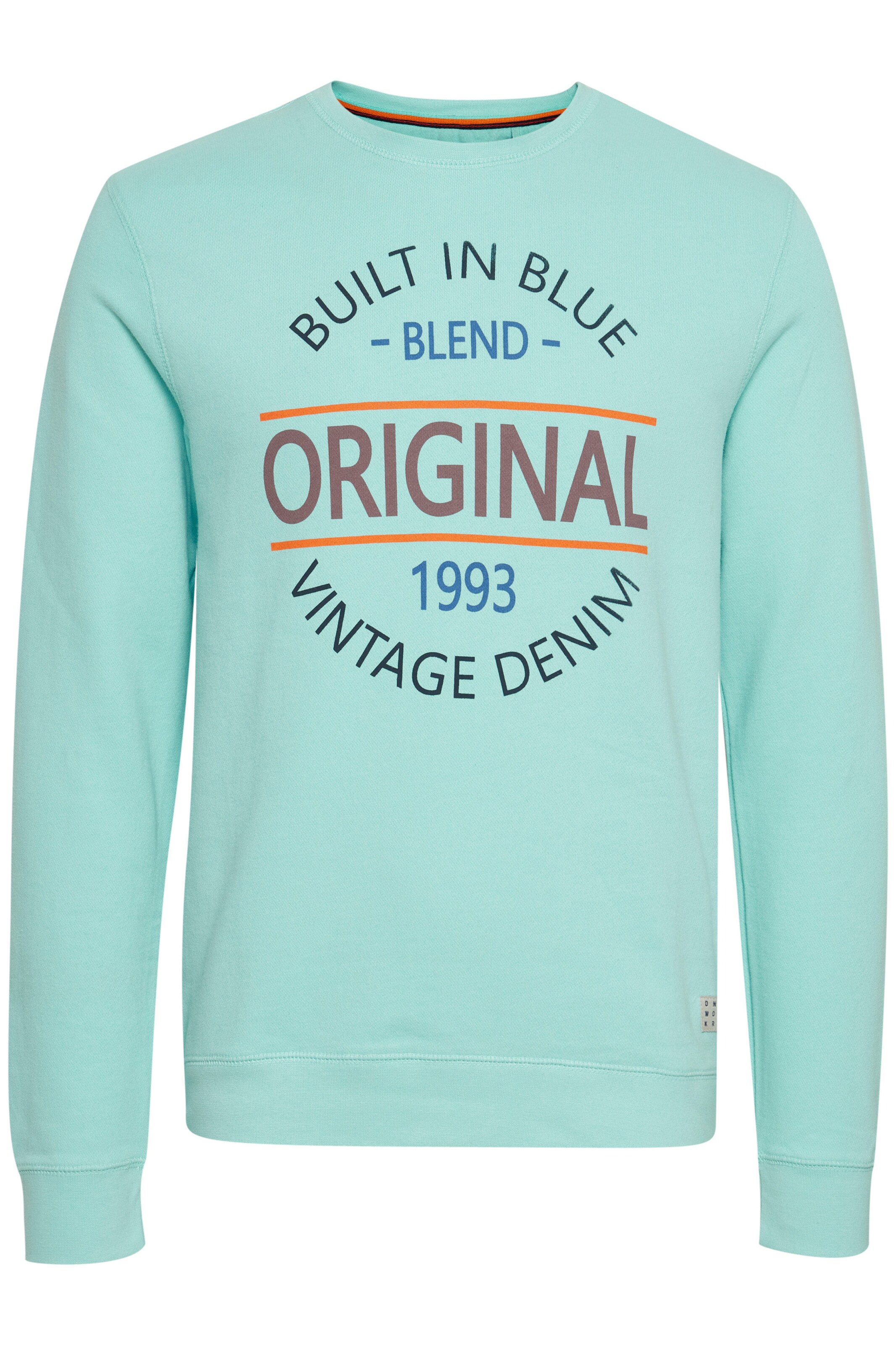 Sweat-shirt BLEND en bleu : devant
