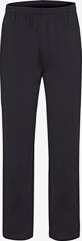 Charles Colby Loose fit Workout Pants ' Baron Pierce ' in Black: front