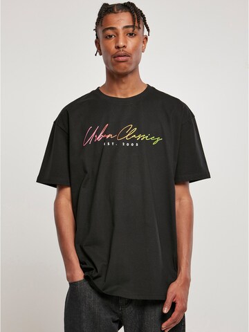 T-Shirt Urban Classics en noir : devant