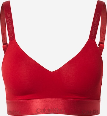 Calvin Klein Bustino Reggiseno in Rosso Scuro ABOUT YOU