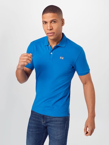 La Martina Shirt in Blauw: voorkant