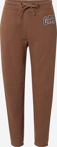 Tapered Pantaloni di GAP in marrone: frontale