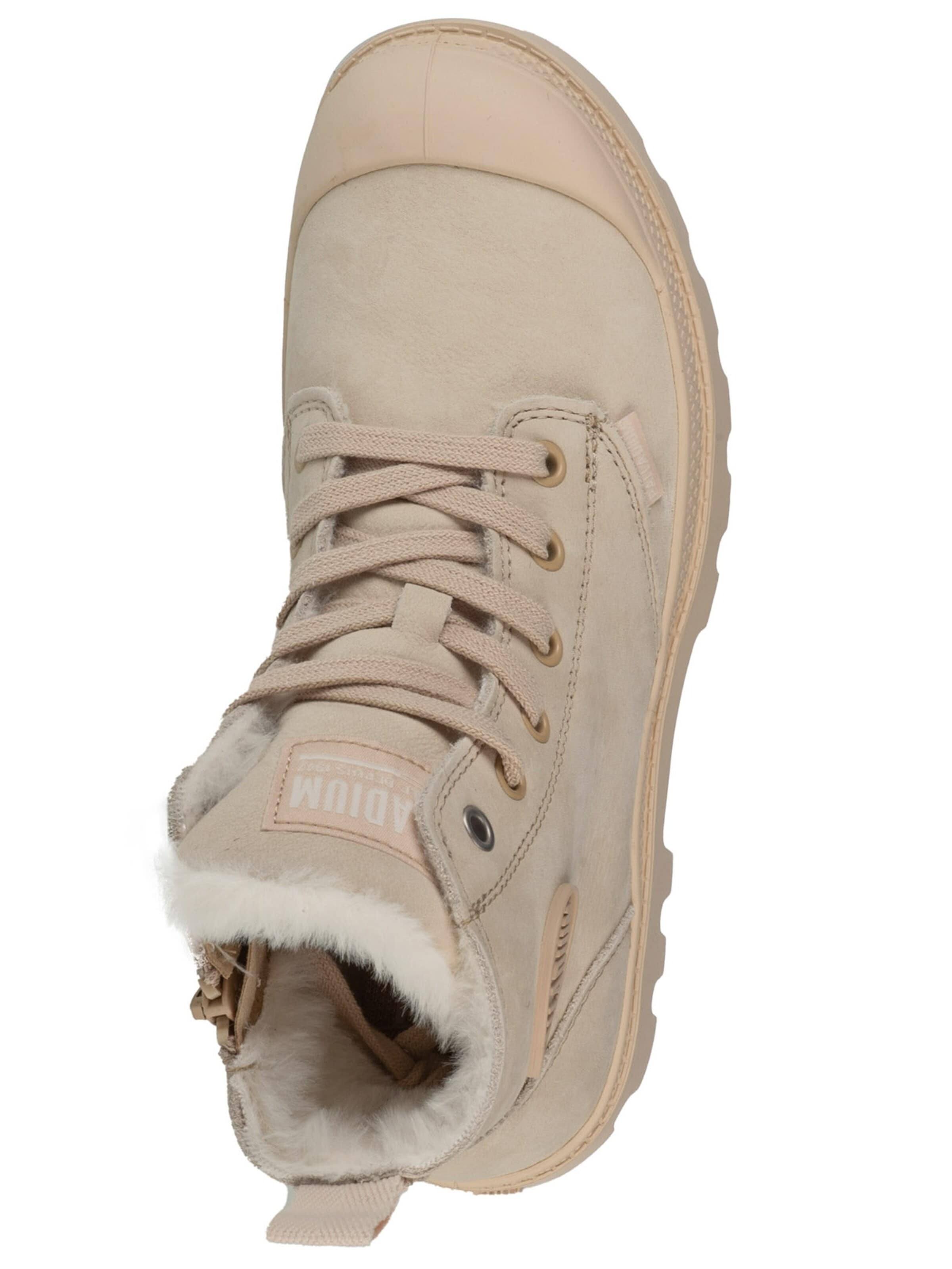 Palladium Sneakers hoog 'Pampa Hi Zip WL' in Beige