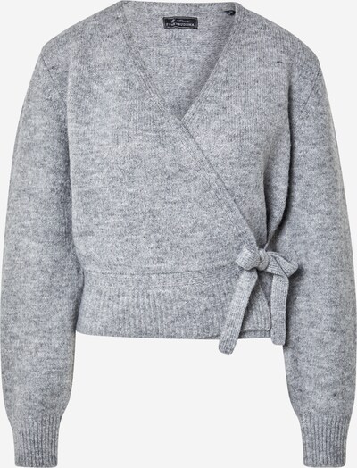 Funky Buddha Strickjacke in graumeliert, Produktansicht
