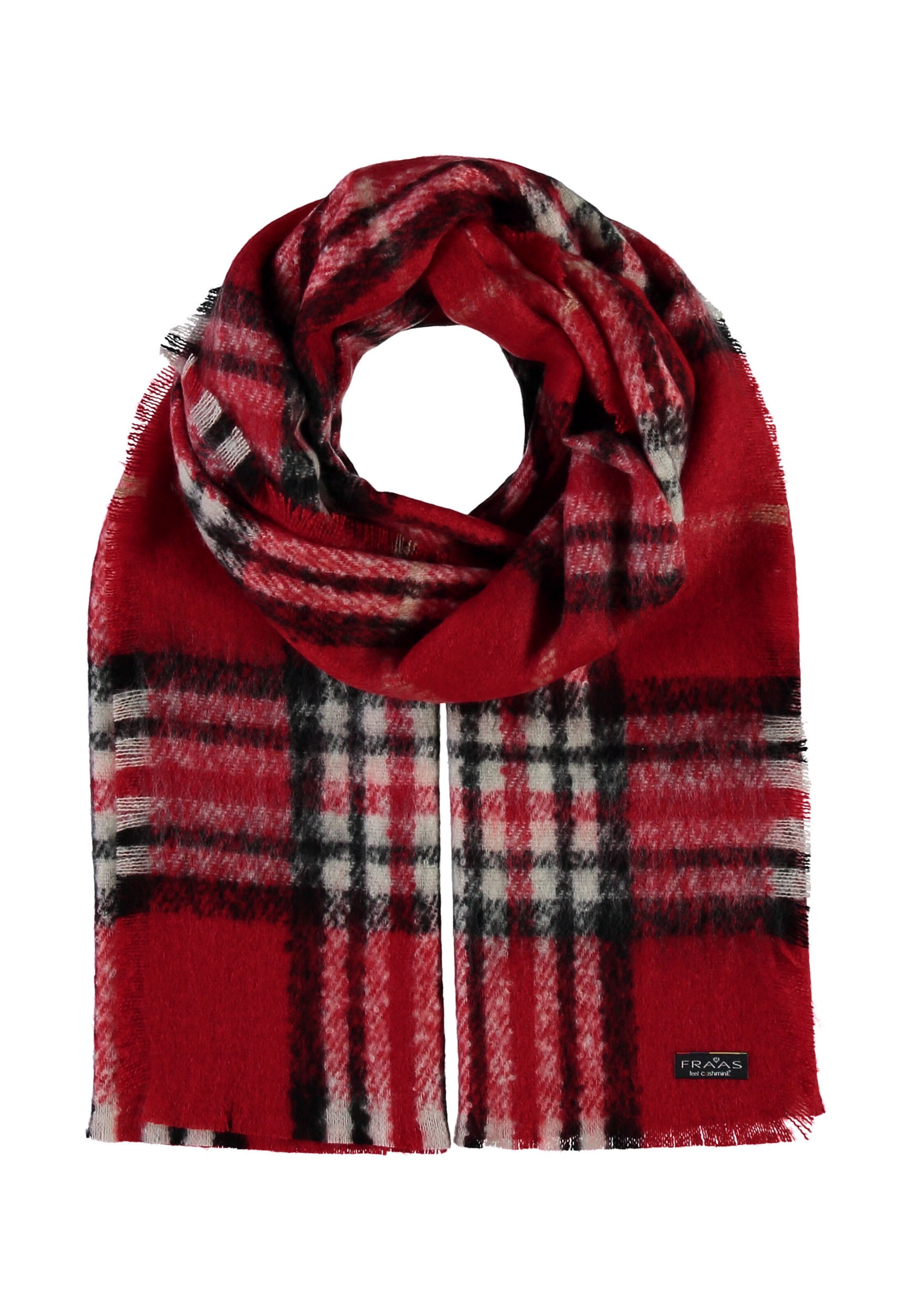 FRAAS Schal in Rot: Vorderseite