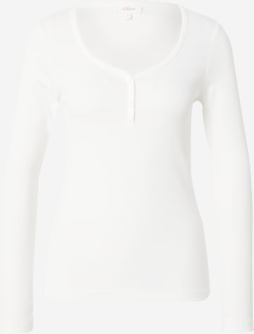 s.Oliver - Camiseta en blanco: frente