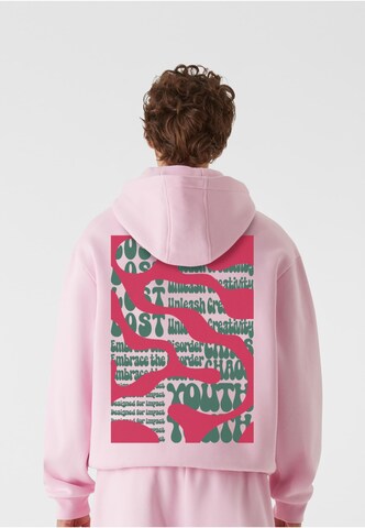 Sweat-shirt 'Cover Story' Lost Youth en rose : devant