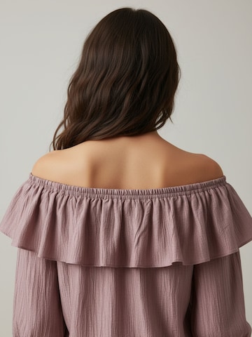 WEARABLE STORIES Bluse 'Noemie' i lilla