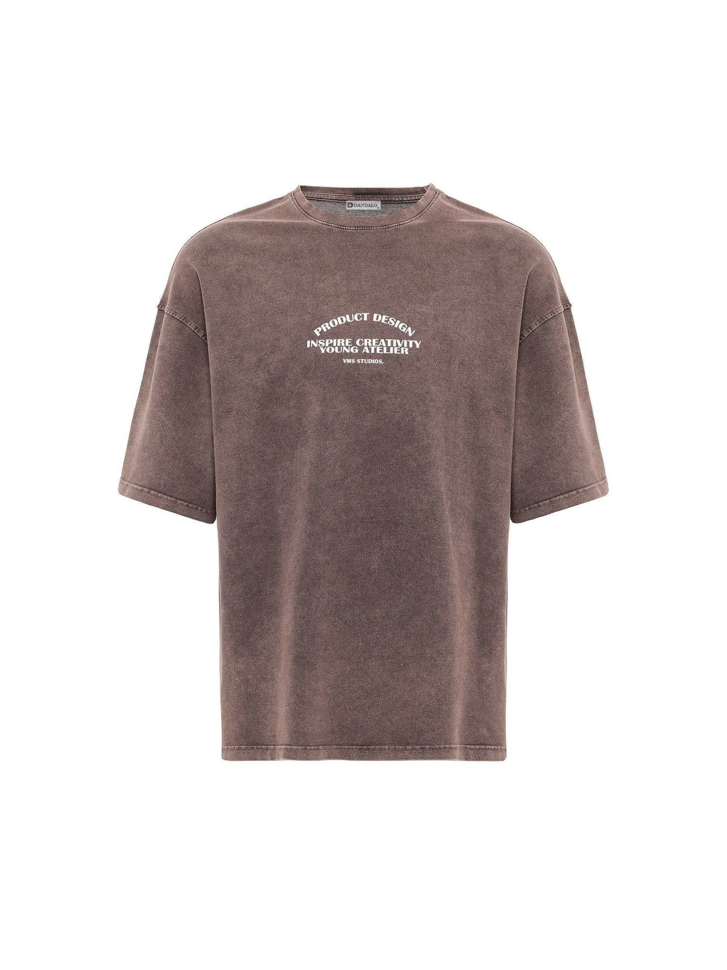 Dandalo Tričko 'Jehuel' - Hnedá: predná strana