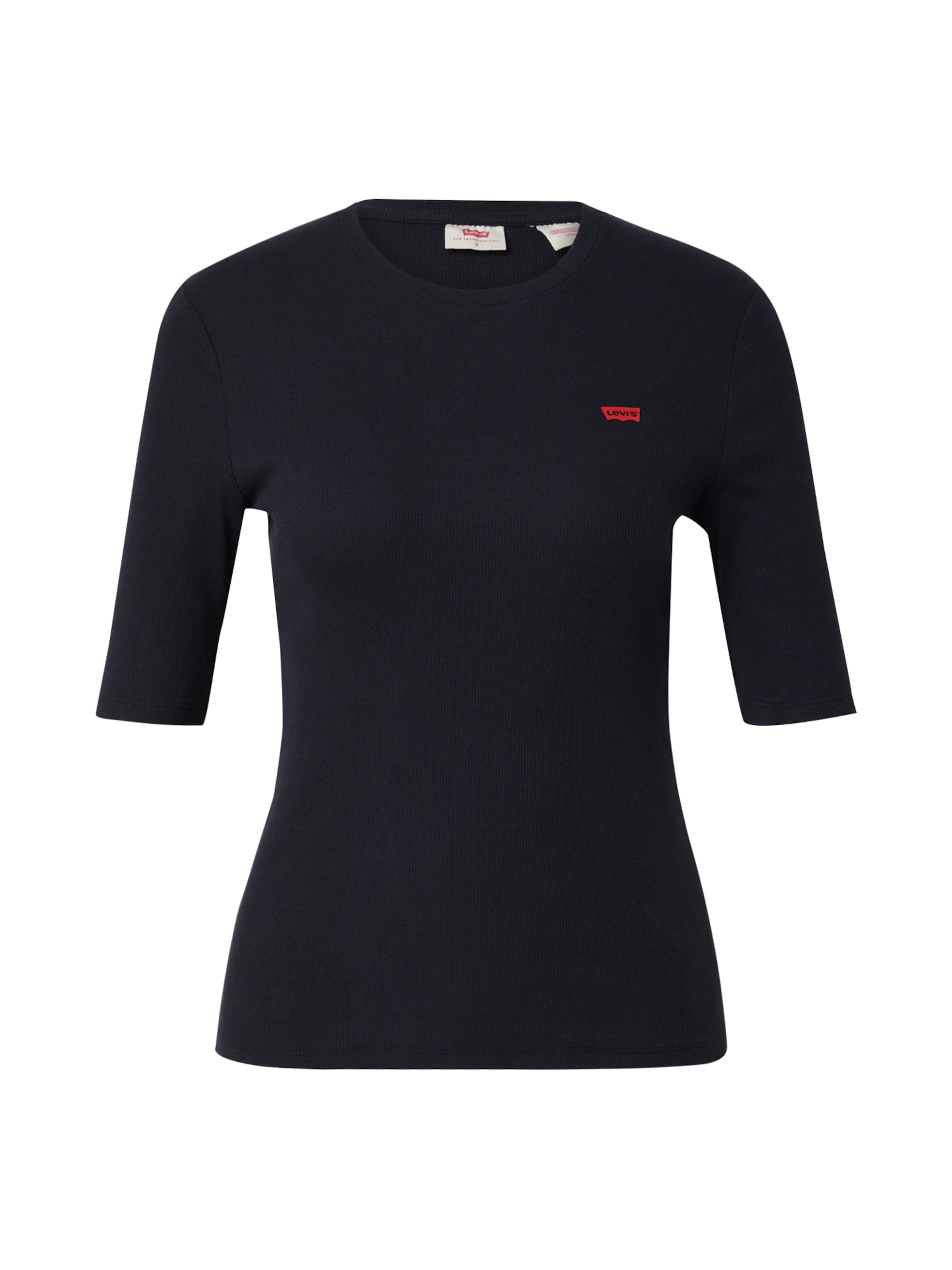 LEVI'S ® Särk 'Luca Slim Tee', värv must: eest vaates