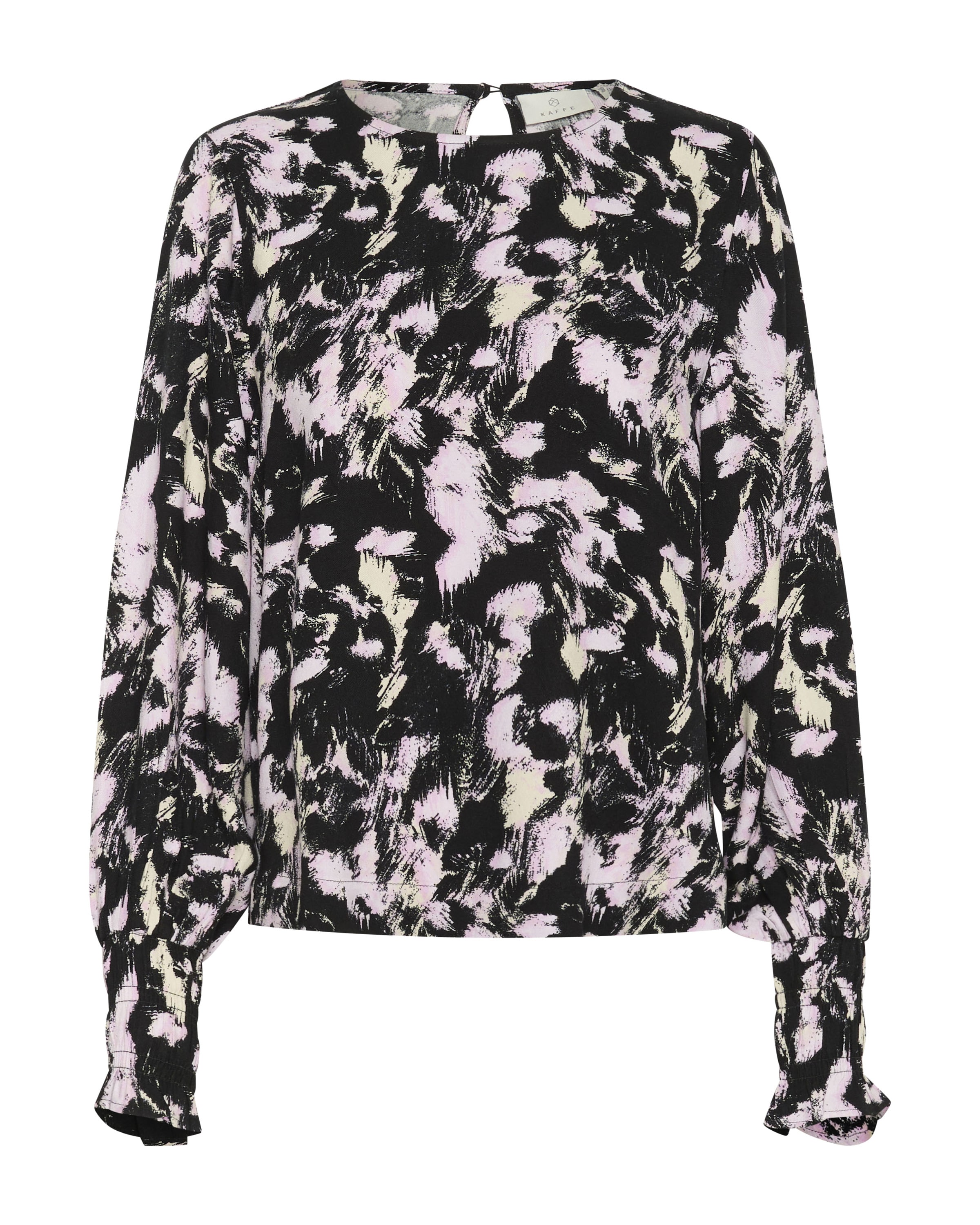 Kaffe Μπλούζα 'KA Lura' σε μαύρο: μπροστά