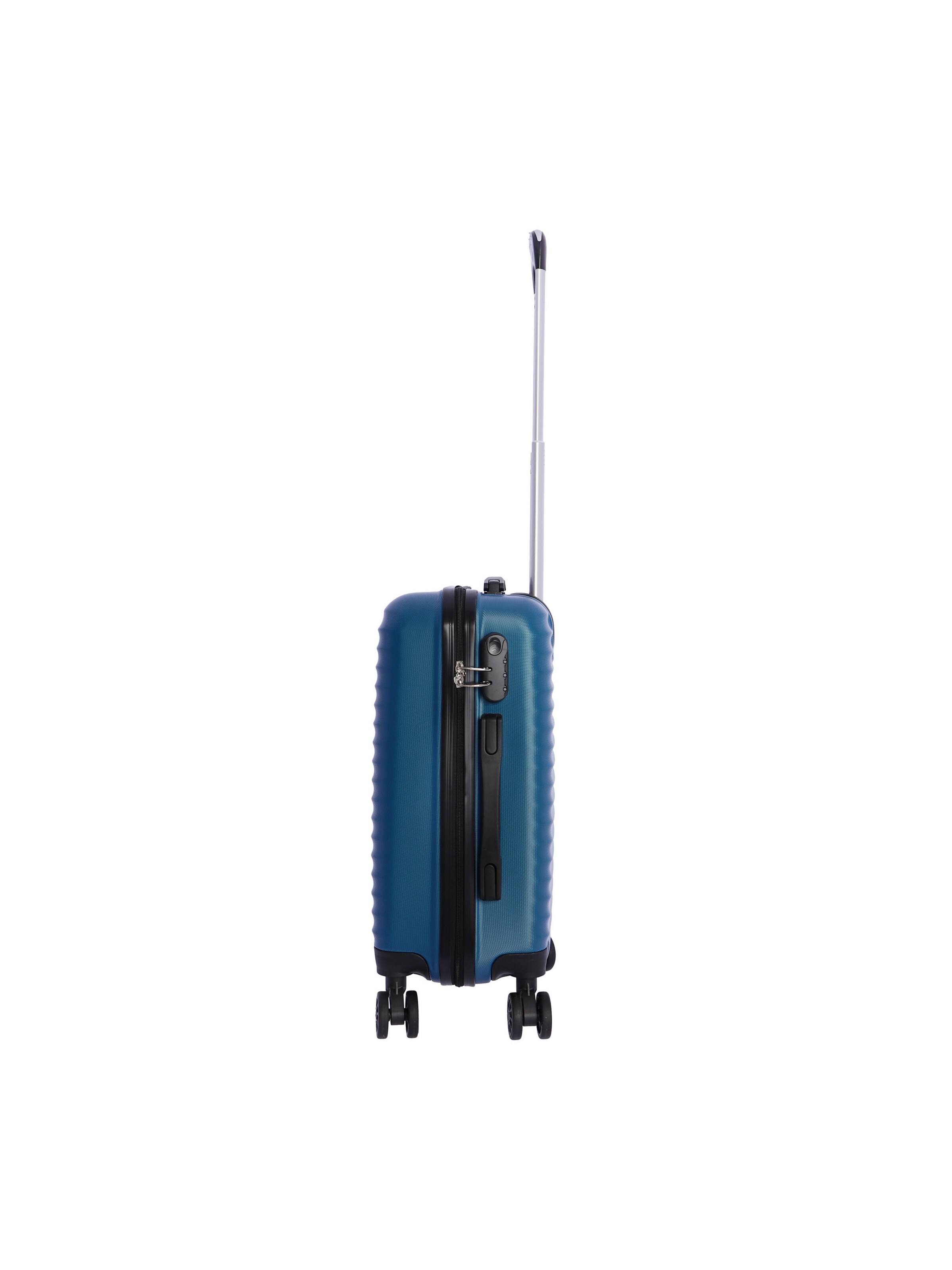 Don Algodon - Carrito 'DON ALGODON - Maletas de Viaje Cabina - Maleta 55x40x20 - Maletas de Viaje - Maleta de Cabina Resistente Ryannair - Trolley Equipaje para Avion con 4 Ruedas de 360º y candado' en azul