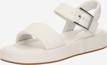 Sandales à lanières 'Alda' CLARKS en blanc : devant