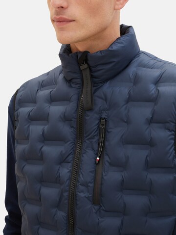 Gilet TOM TAILOR en bleu