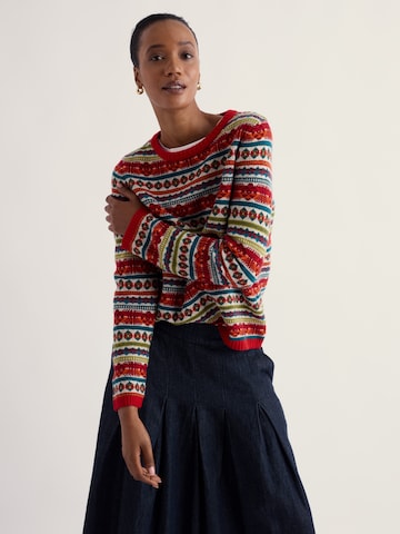 Pull-over 'Percella Cove' Seasalt Cornwall en rouge : devant