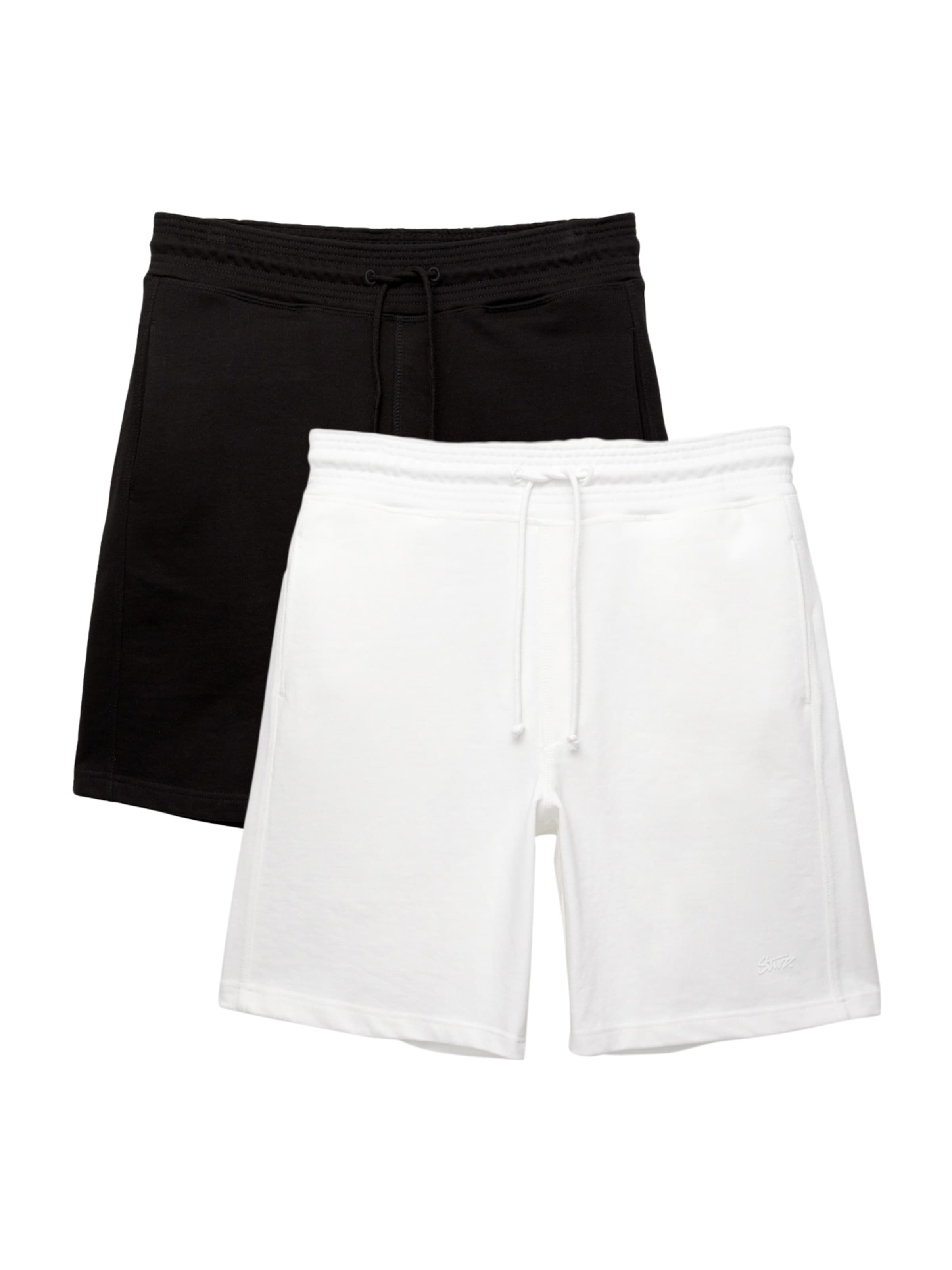 Pantaloni de la Pull&Bear pe negru: față