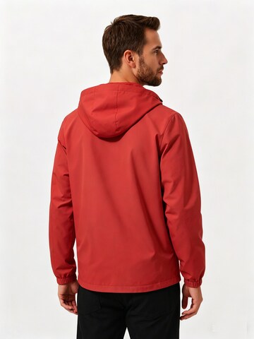 YOUTHUP Athletic Jacket 'Kombi' in Red