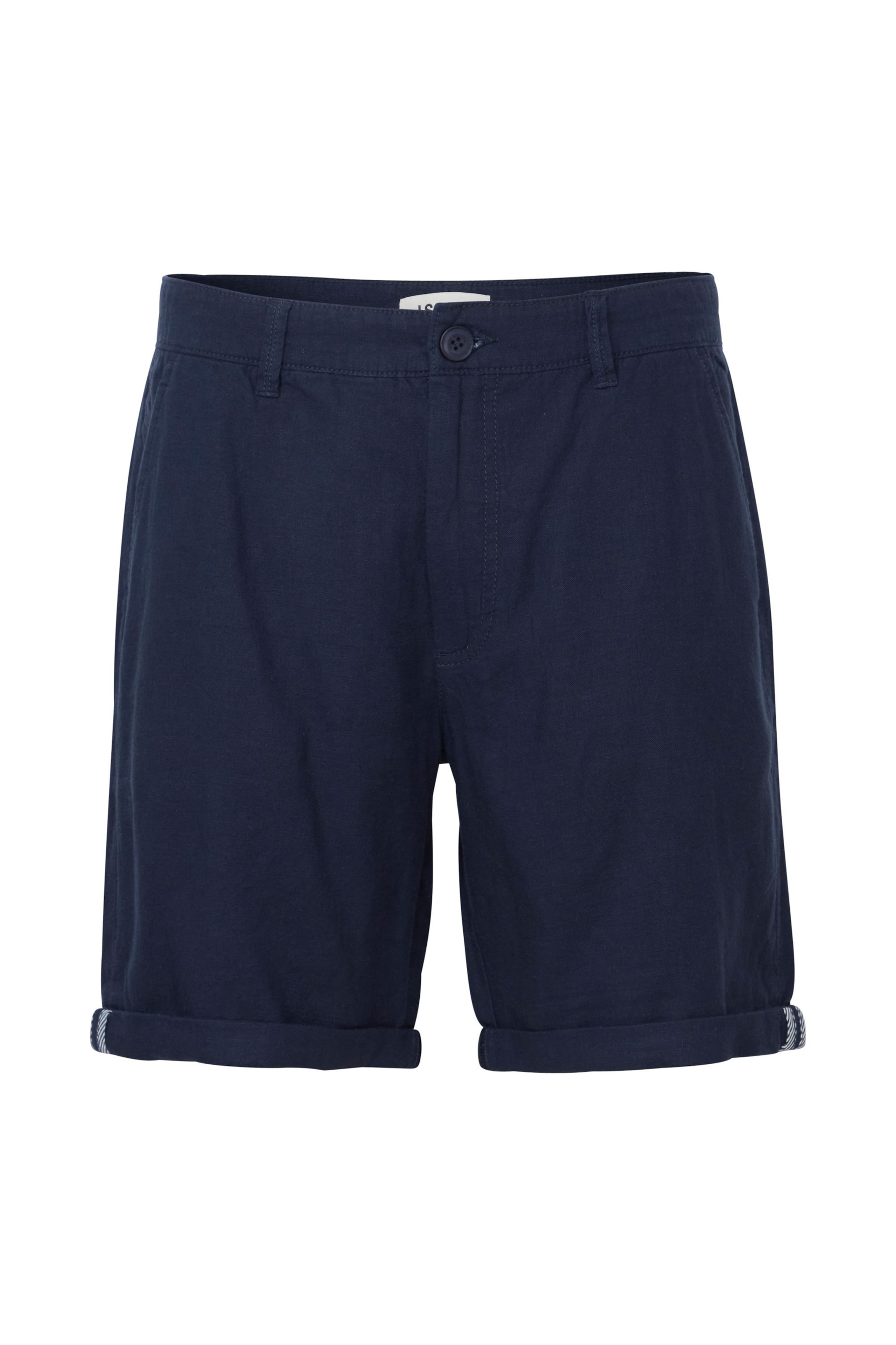 !Solid Chinoshorts 'Aurelius' in Blau: Vorderseite