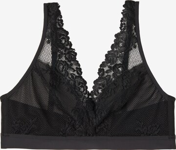 INTIMISSIMI Triangel BH 'Pretty Flowers' in Schwarz: predná strana