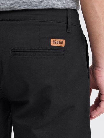 !Solid - regular Pantalón 'Thement' en negro