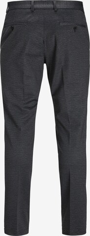 JACK & JONES - Slimfit Calças com vincos 'Marco' em cinzento