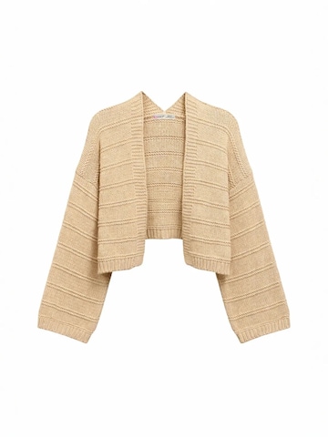 Cardigan 'Strickjacken' MixRay en beige : devant