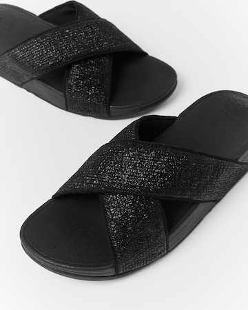 FitFlop Pantolette in Schwarz: Vorderseite