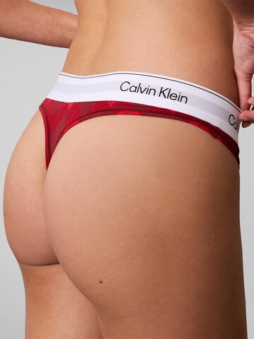 Calvin Klein Underwear String in Red