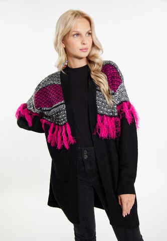 Cardigan 'Eyota' IZIA en noir : devant