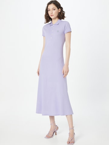 Polo Ralph Lauren Šaty – fialová: přední strana