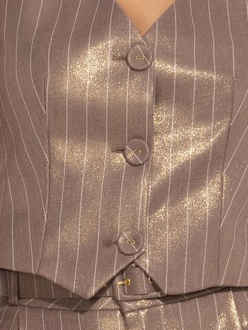 JIORO Suit Vest 'ESSENTIALS' in Beige