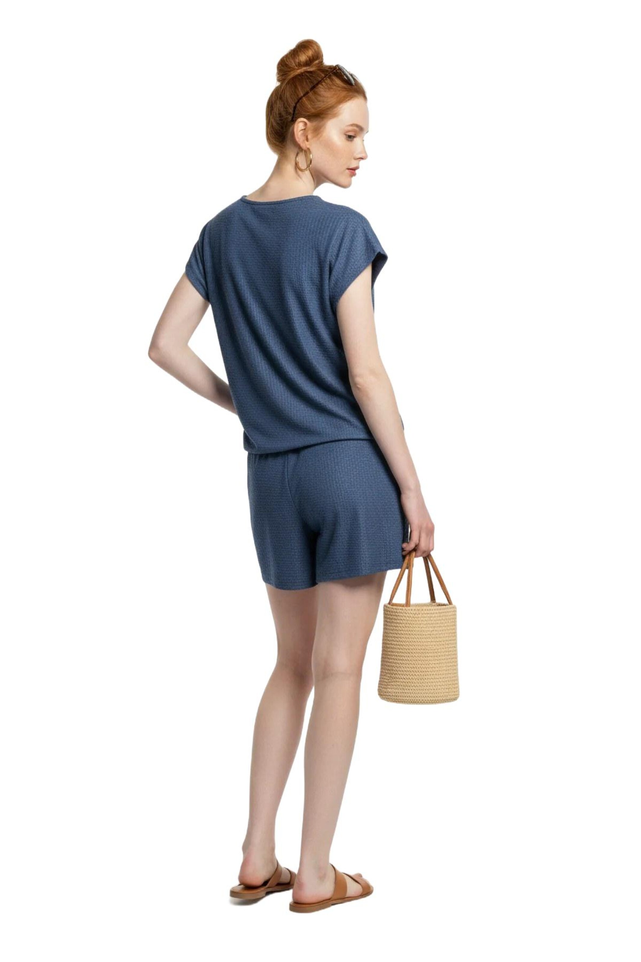 No Matter What Loose fit Trousers in Blue