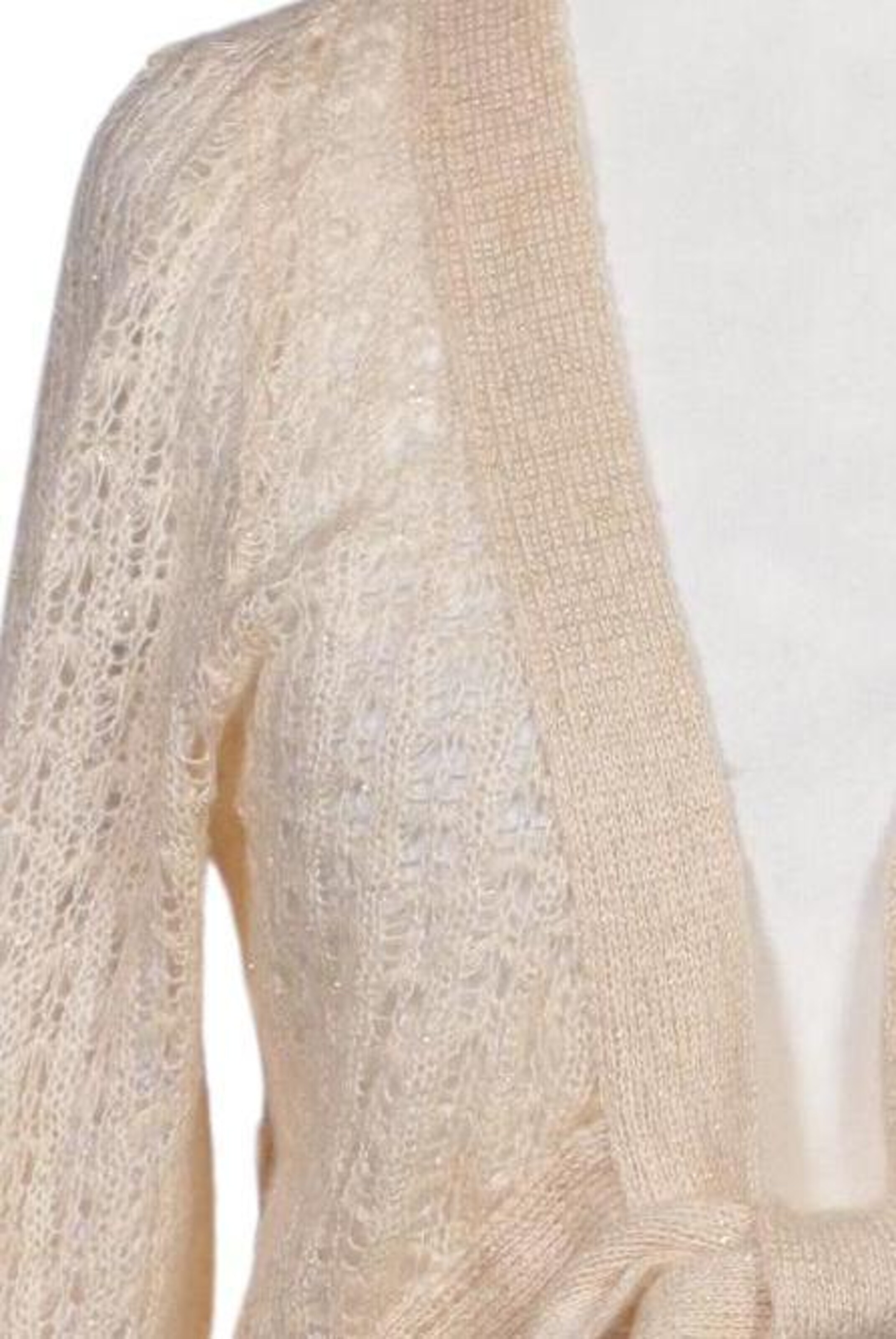 Kaffe Strickjacke S in Beige