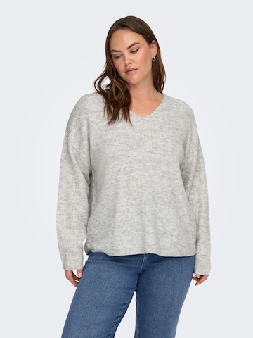 ONLY Carmakoma - Jersey 'CARCAMILLA' en gris: frente