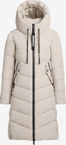 Manteau d’hiver 'Mikia2' khujo en beige : devant