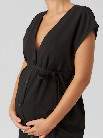 Robe-chemise 'Laila' MAMALICIOUS en noir