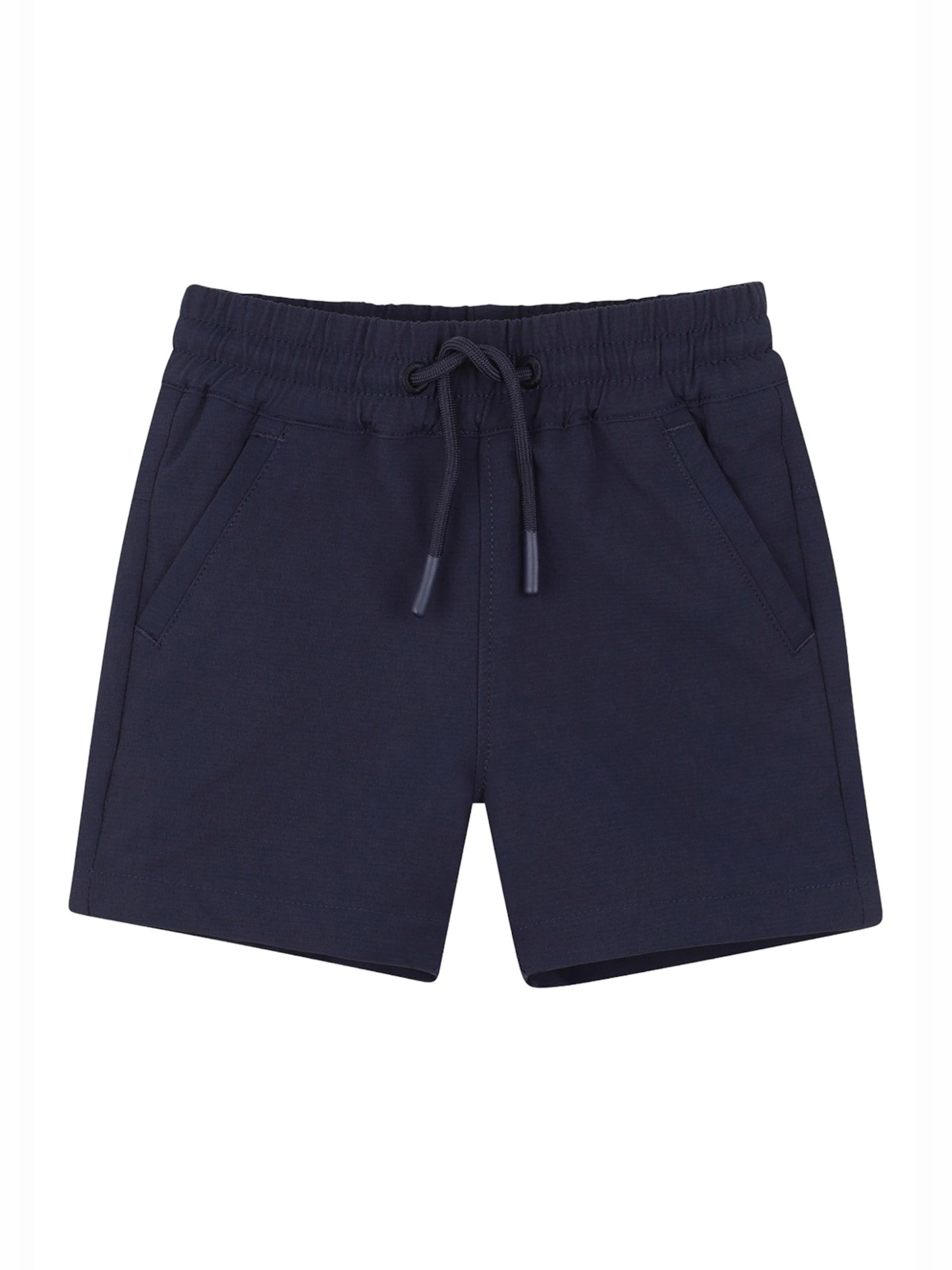 BOSS Regular Broek 'Bermuda blu per bambino' in Blauw: voorkant