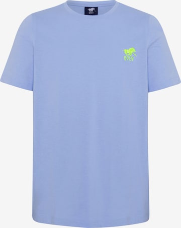 Polo Sylt Shirt in Blue: front