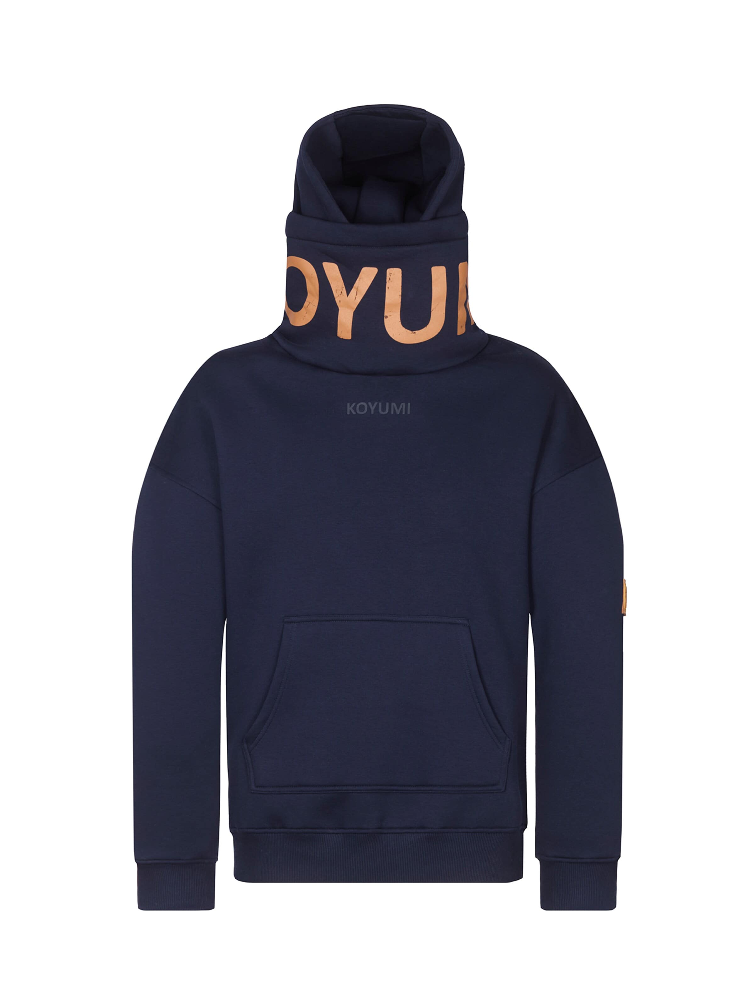 Koyumi Sweatshirt 'Break Your Neck' in Blue: front