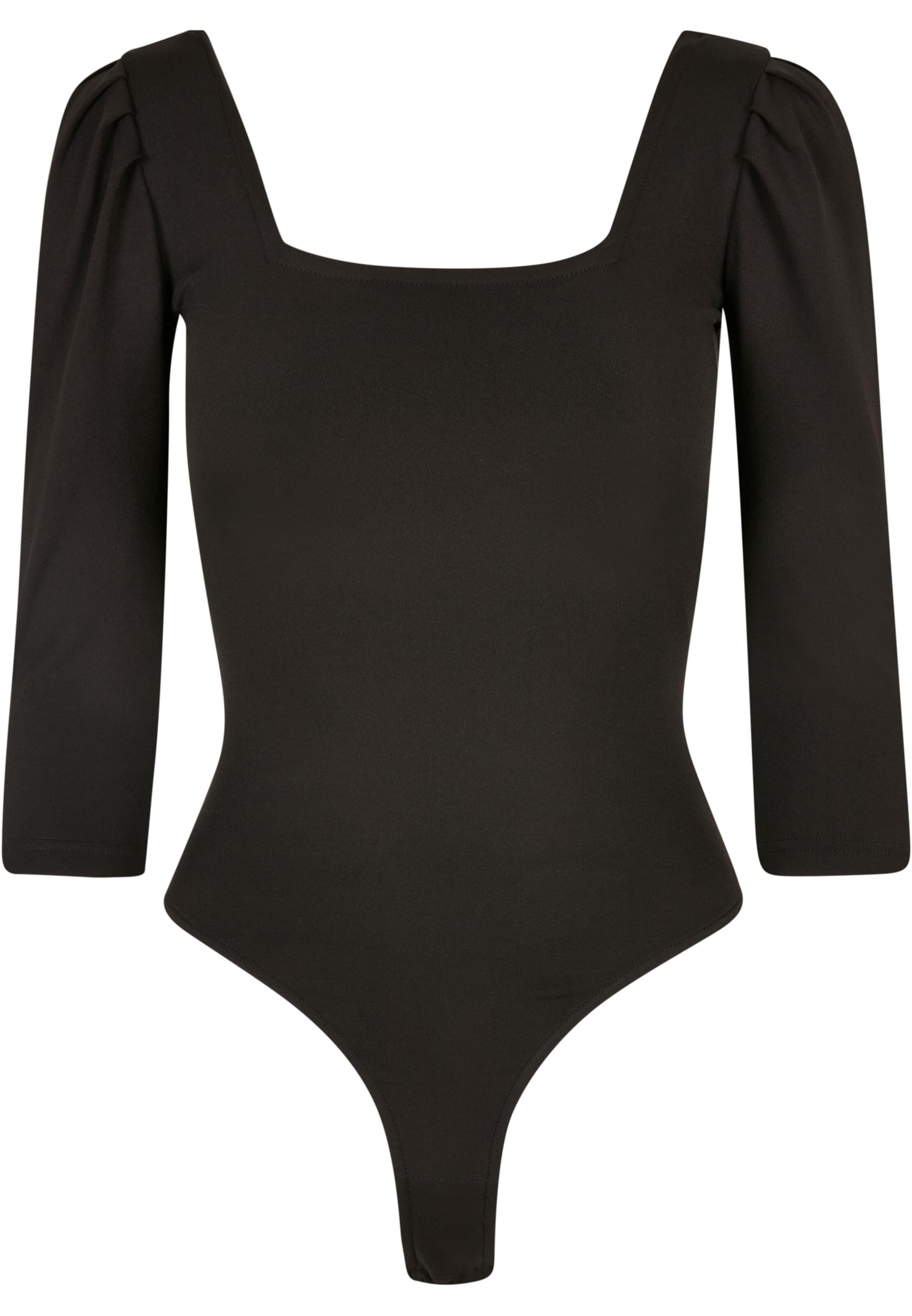 Urban Classics Блуза боди в черно: отпред