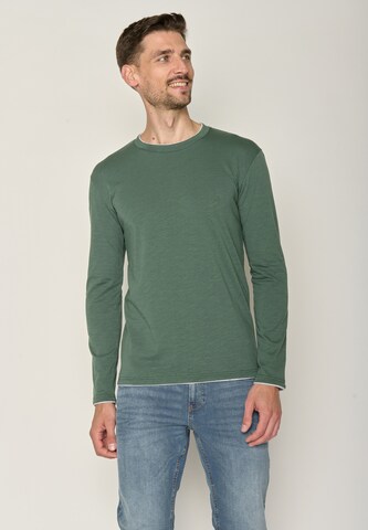 T-Shirt GREENBOMB en vert : devant