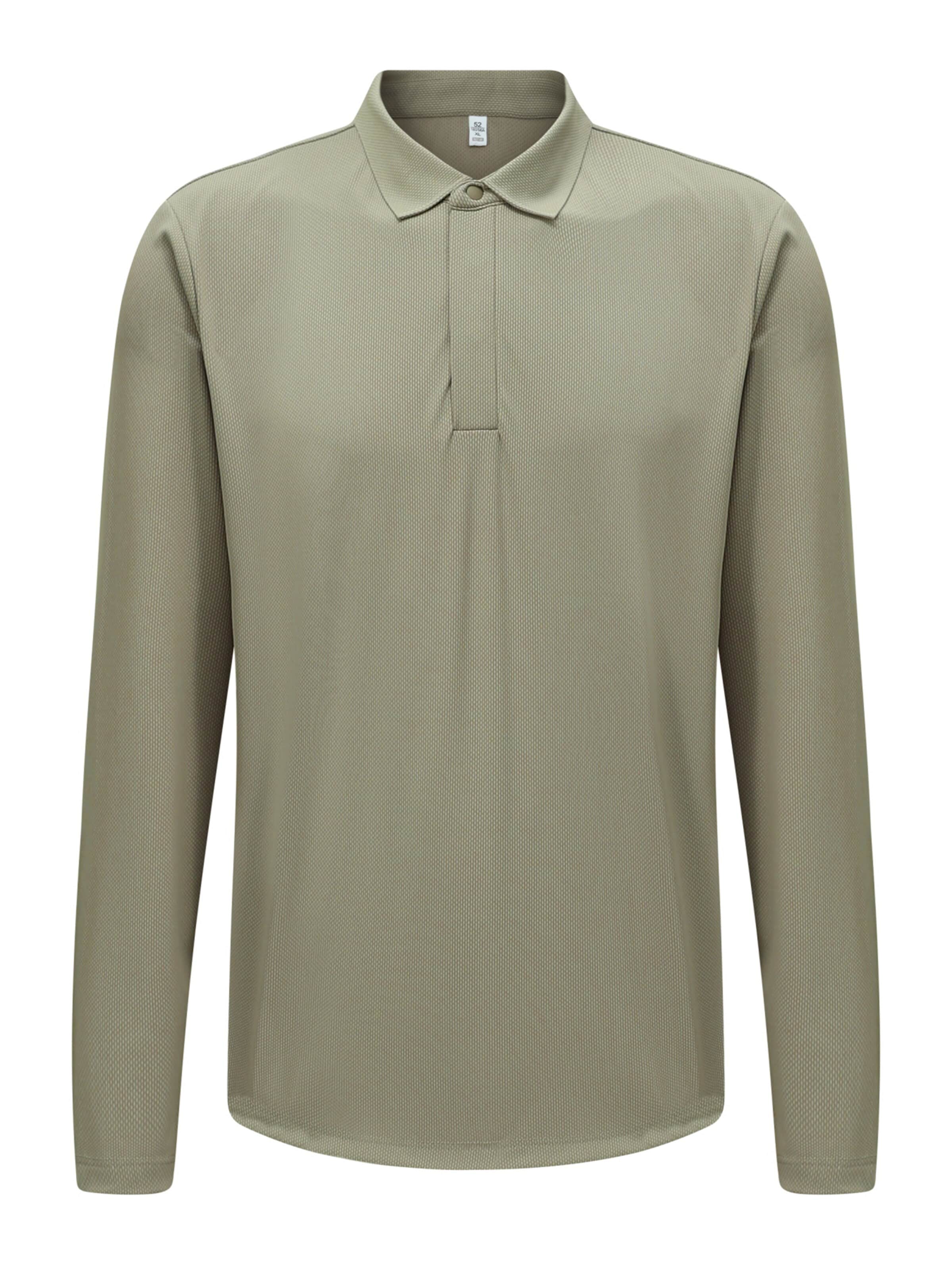 ALLTHEMEN Shirt 'Griff' in Green: front