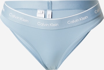Bas de bikini Calvin Klein Swimwear en bleu : devant