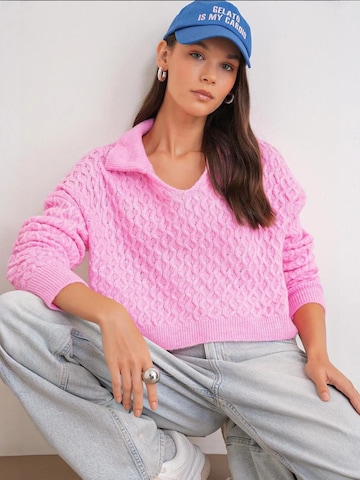 Pullover di MixRay in rosa