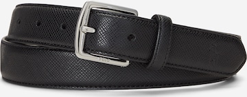 Ceinture 'SAFFIANO' Polo Ralph Lauren en noir : devant