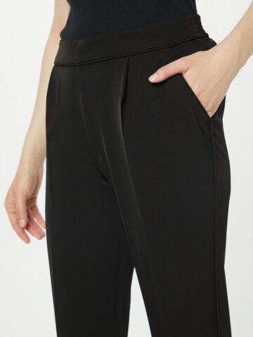 Wallis - regular Pantalón plisado en negro