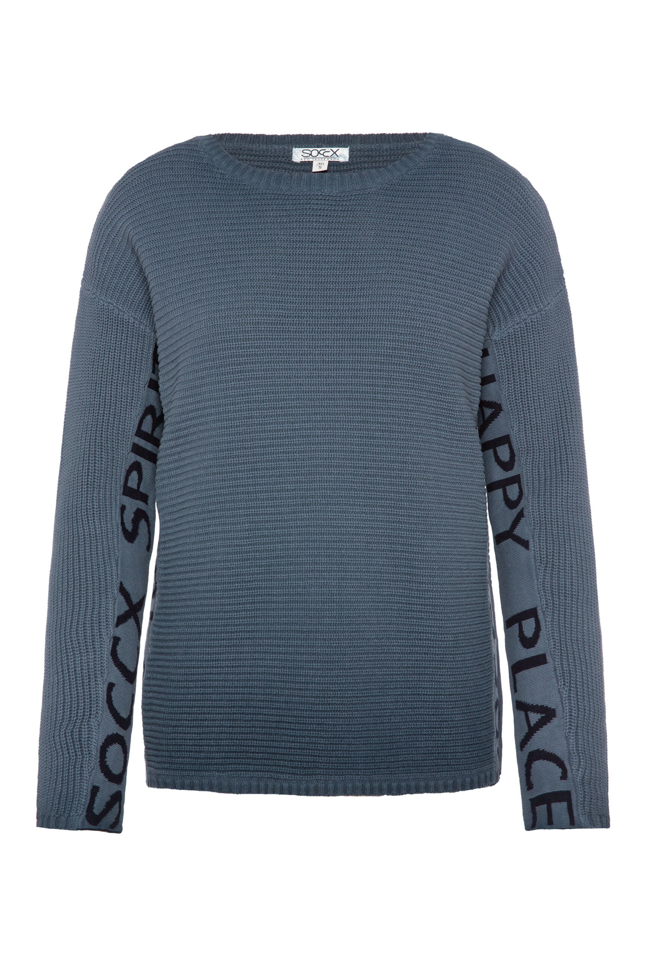 Soccx Trui in Blauw: voorkant